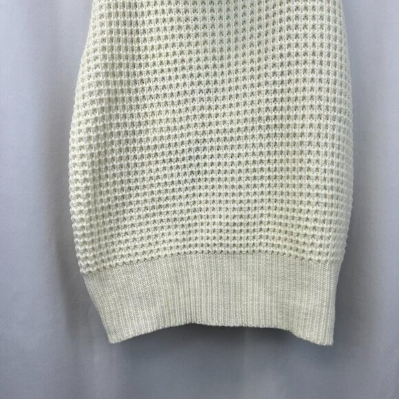 L'Atiste By Amy Womens Cream Cowl Neck Sleeveless Pullover Sweater Size Medium - Picture 3 of 8